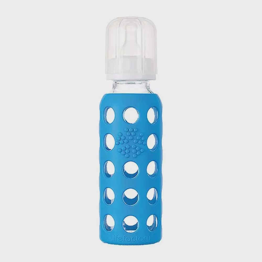 265Ml Lifefactory Baby Bottle - 5 Colors, Colour: Cobalt