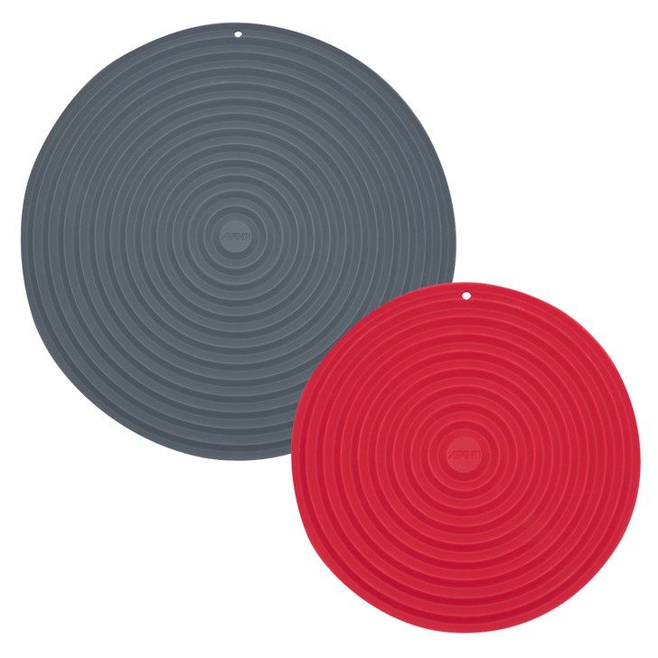 Silicone Round Trivet 2 Piece Set - 20cm &amp; 28cm