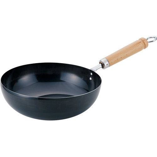 Summit Spill Resistant Iron Wok 29cm