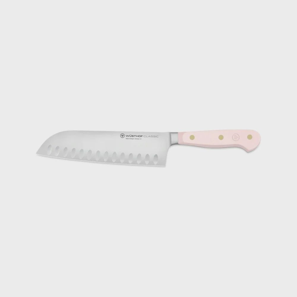 Classic Colour Himalayan Salt Santoku Knife 17Cm