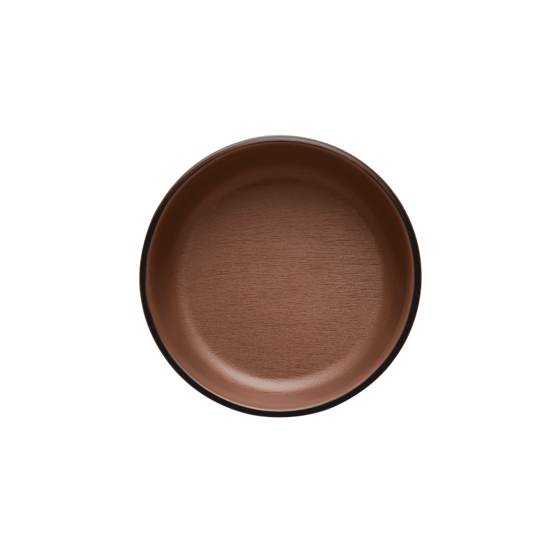 Brown &amp; Black 4?0Small Round Dish Coucou Design