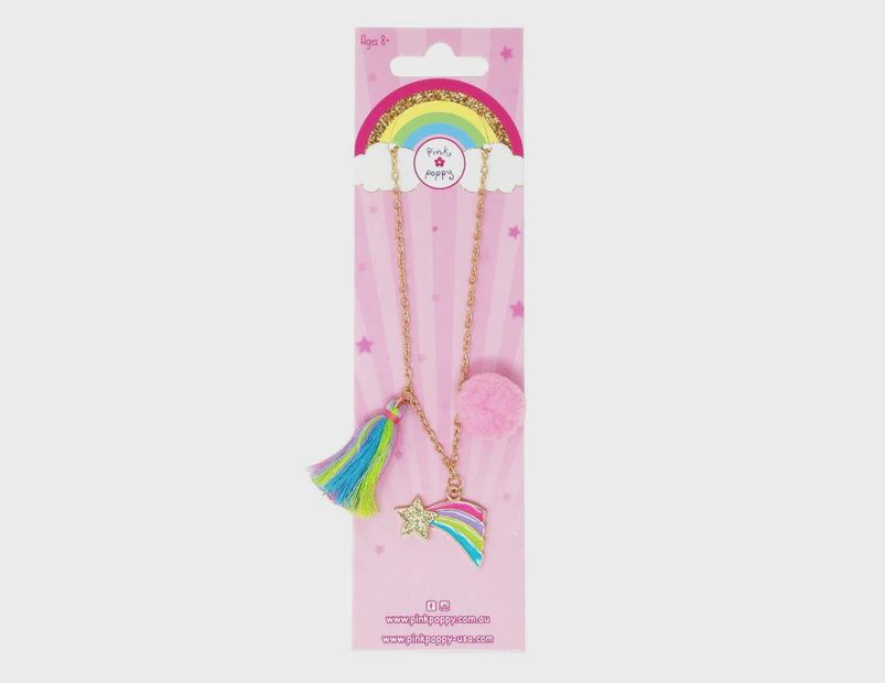 Rainbow Starburst Necklace