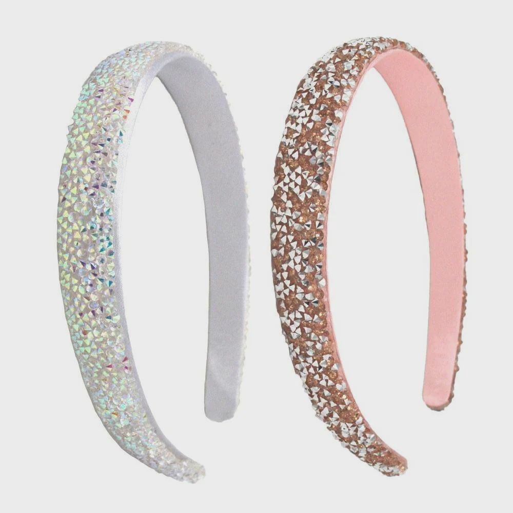 Encrusted Gemstone Wide Headband