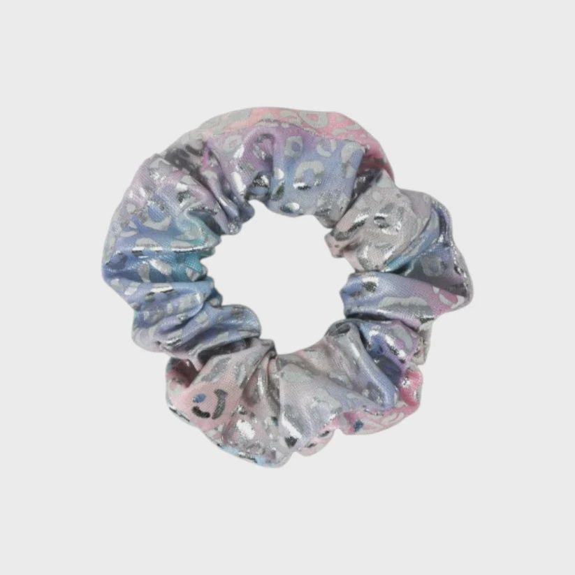 Ombre Leopard Shimmering Scrunchie