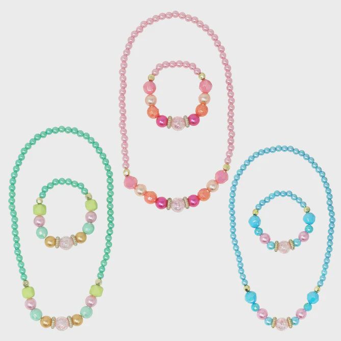 Pearlescent Necklace &amp; Bracelet Set