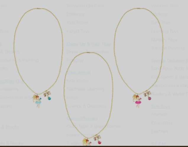 Enchanted Fairy Necklace With Charm