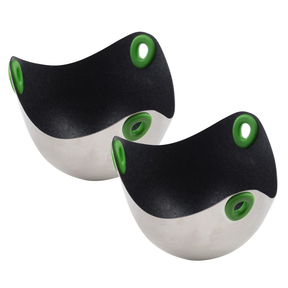 FB POACH POD ST STEEL SET OF 2 (CDU/12)