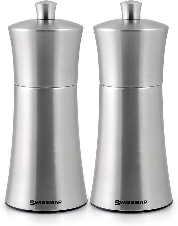 Torre Stainless Steel Salt And Pepper Mill Set