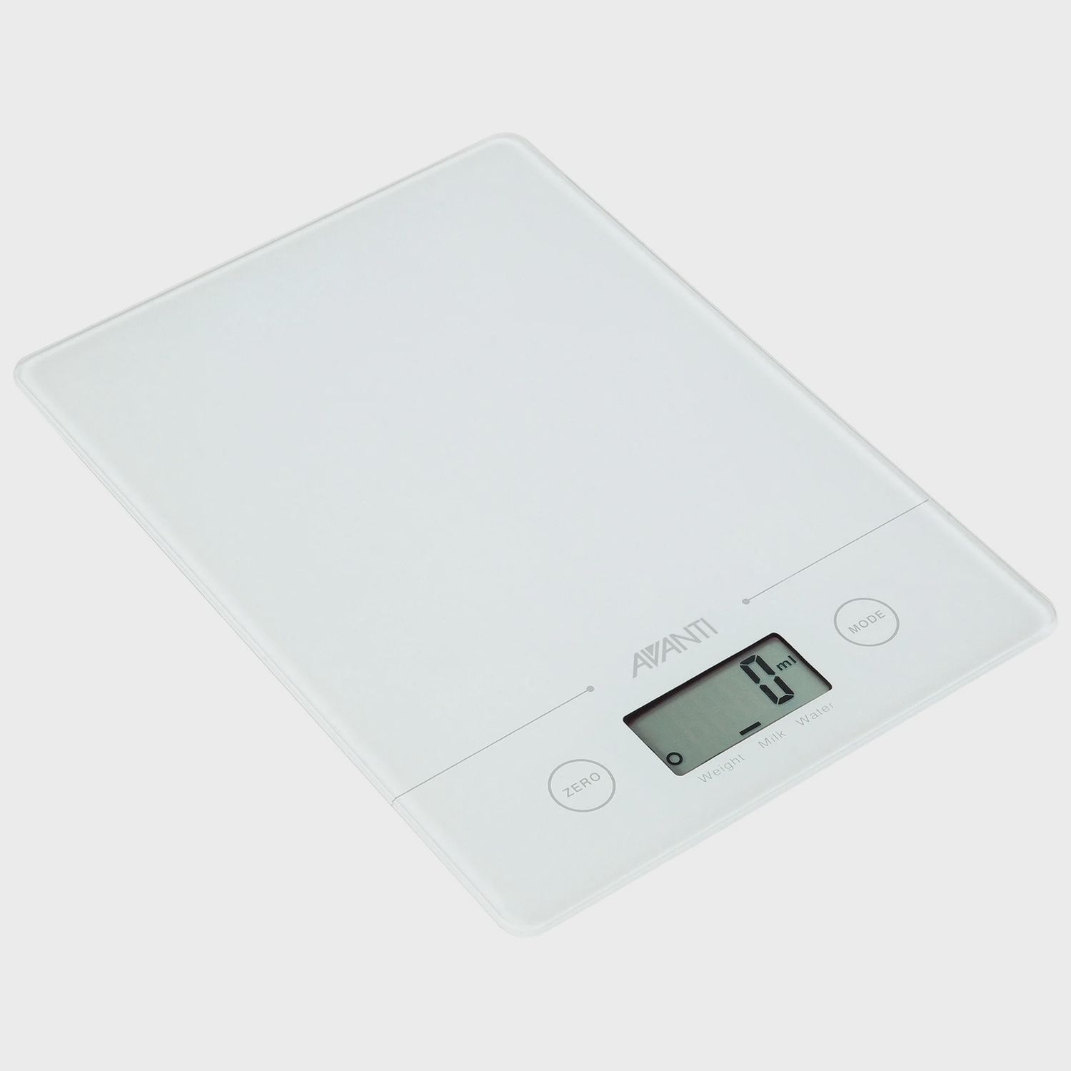 Compact Kitchen Scale White