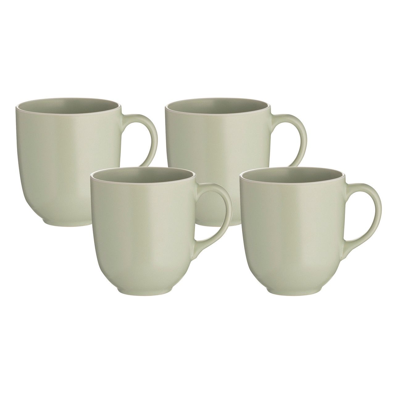 Classic Collection Green Set Of 4 Mugs