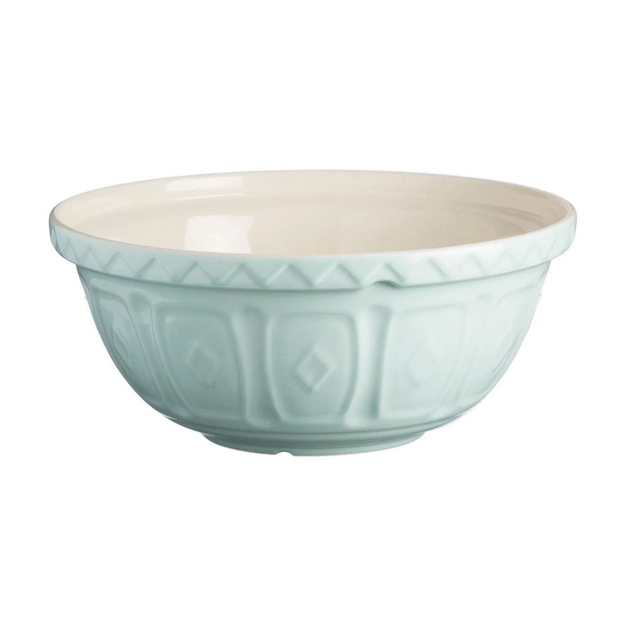 Powder Blue Colour Mixing Bowl, 24cm / 2 Litre - Earthenware