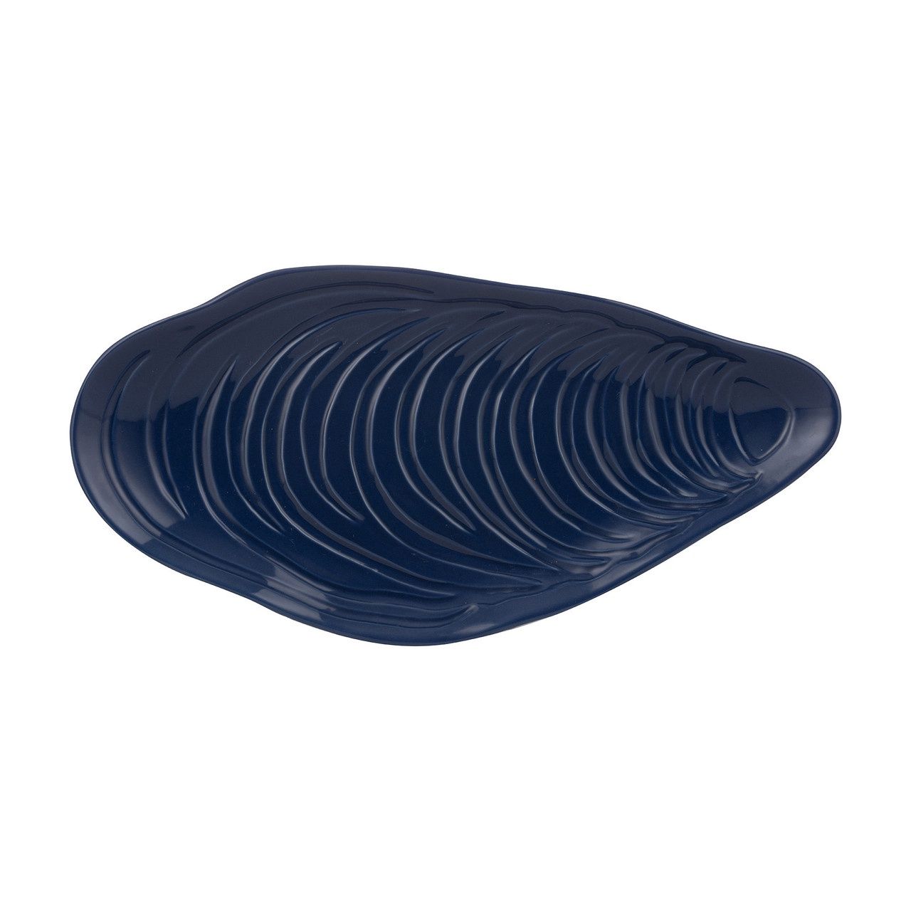 Nautical Large Shell Platter, 40.4 x 20 x 3.5cm - Stoneware