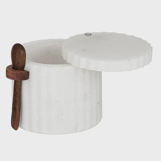 Mason Salt Cellar With Spoon