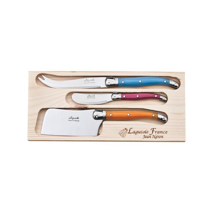 3 Piece Cheese Set - Mixed Colour