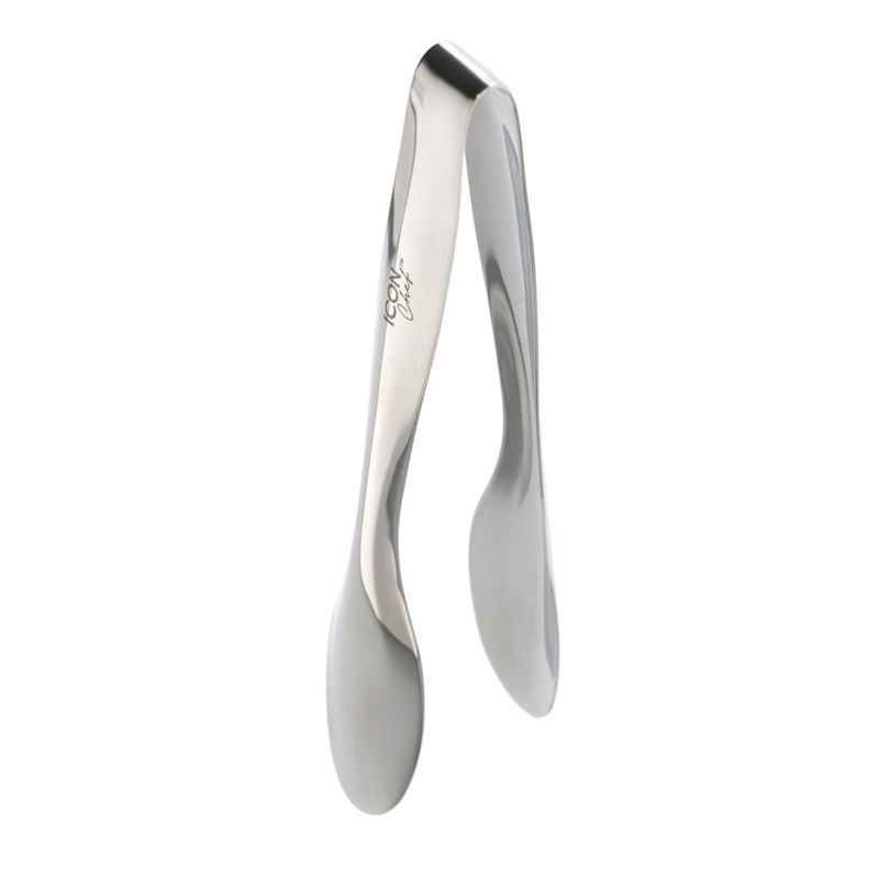 Stainless Steel Table Tongs - Silver 24cm