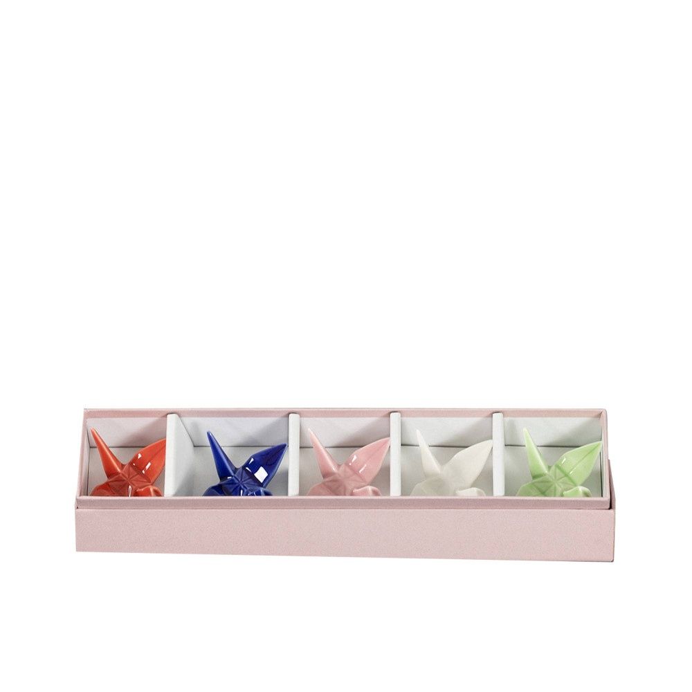Omotenashi TSURU Set 5 Chopsticks Rests