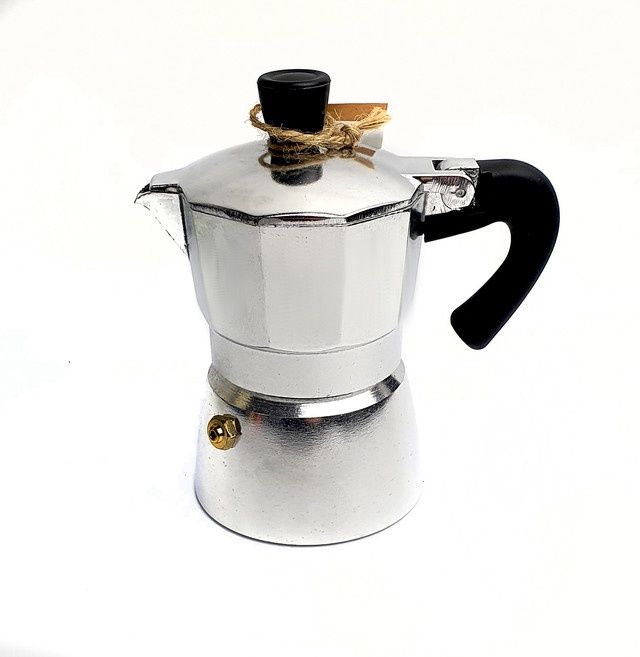 Silver Coffee Maker - 1 Cup