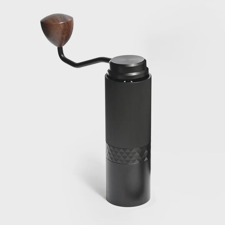 Professional Burr Grinder, Aluminium &amp; Wooden Handle 38mm