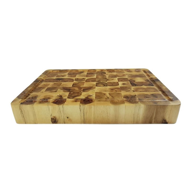 Acacia Rectangular End Grain Board, Size: 50x38x4cm