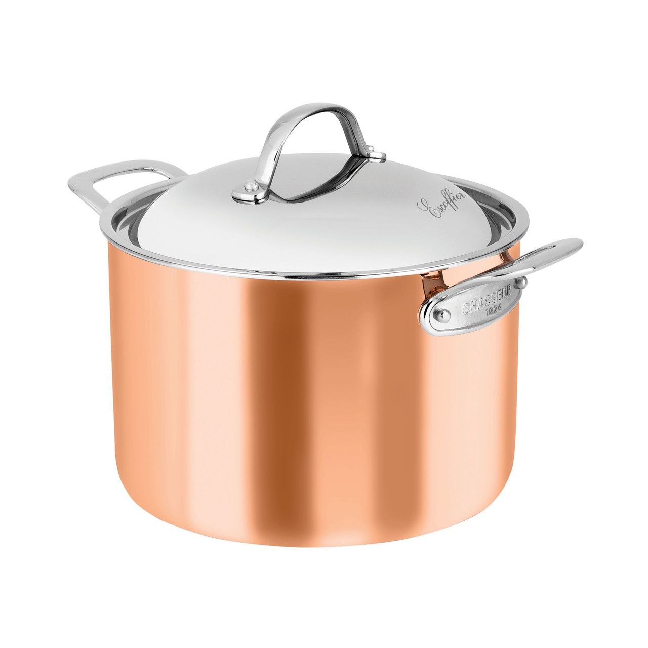 Escoffier Induction Stock Pot 24x17cm / 7L - Copper