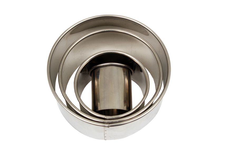 Deep Round Plain Cutter Set 4 (4, 6.5, 9 &amp; 11Cm)
