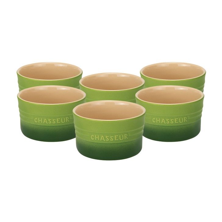 Ramekin Set of 6 -2 Colors, Color: Apple