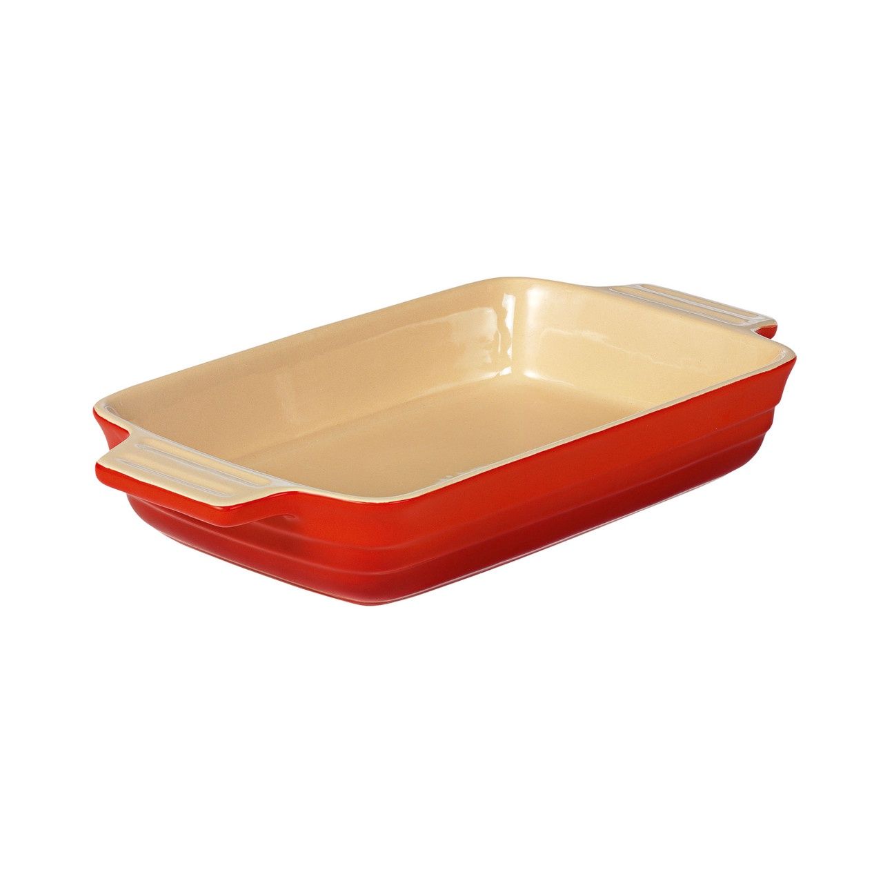 Large Rectangular Baker 32x24x6cm / 3L, Color: Red