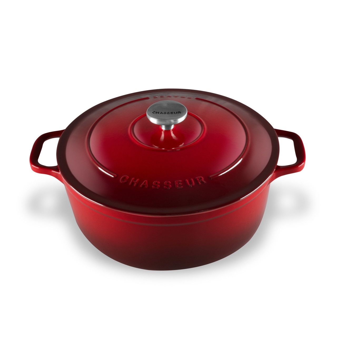 Round French Oven  - Bordeaux, Size: 24cm /4L