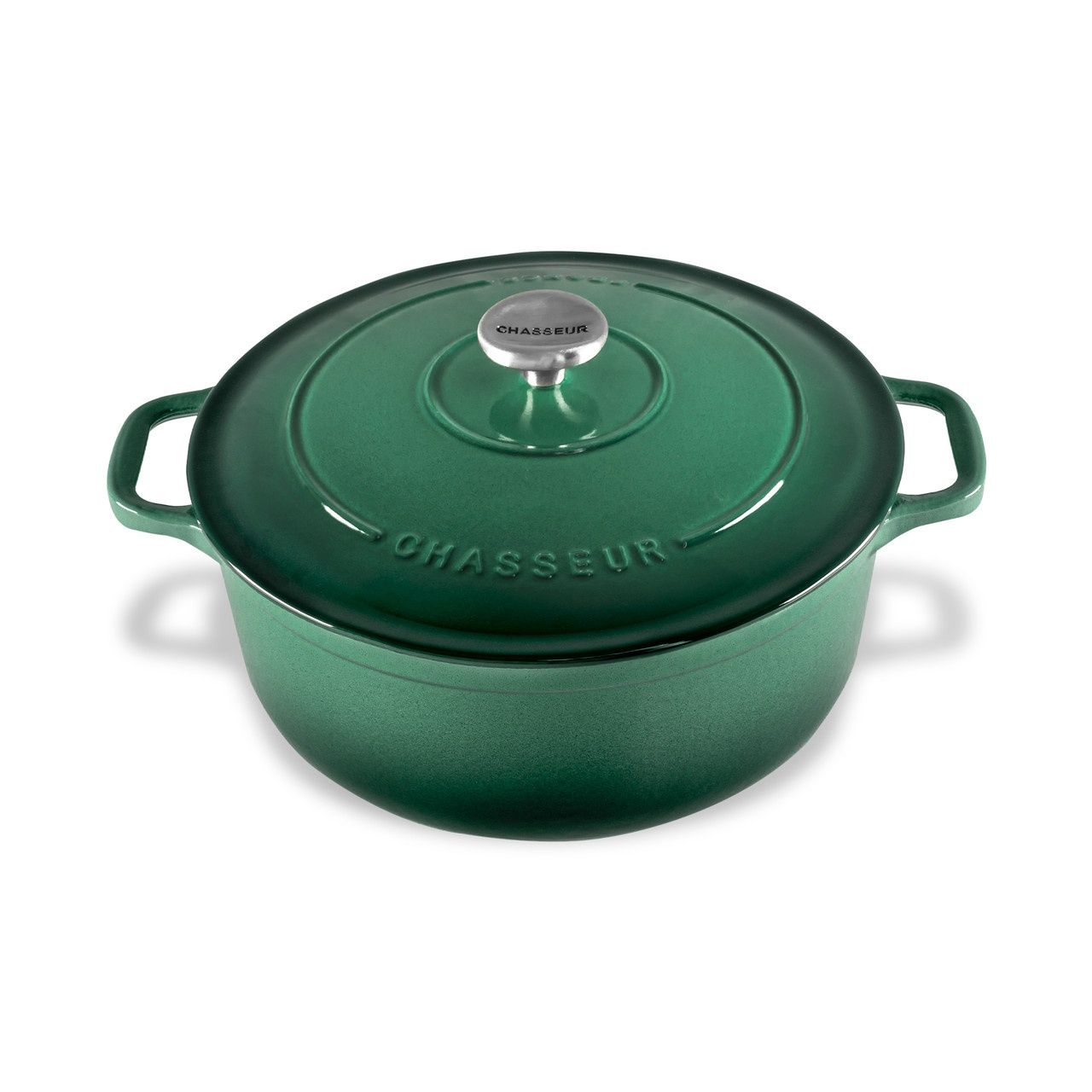 Chasseur Round French Oven  - Forest( 2 Sizes), Size: 26cm/5L