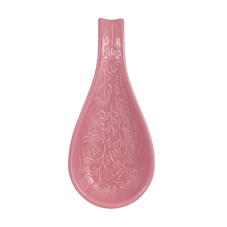 In The Meadow Pink Spoon Rest 27 x 12cm