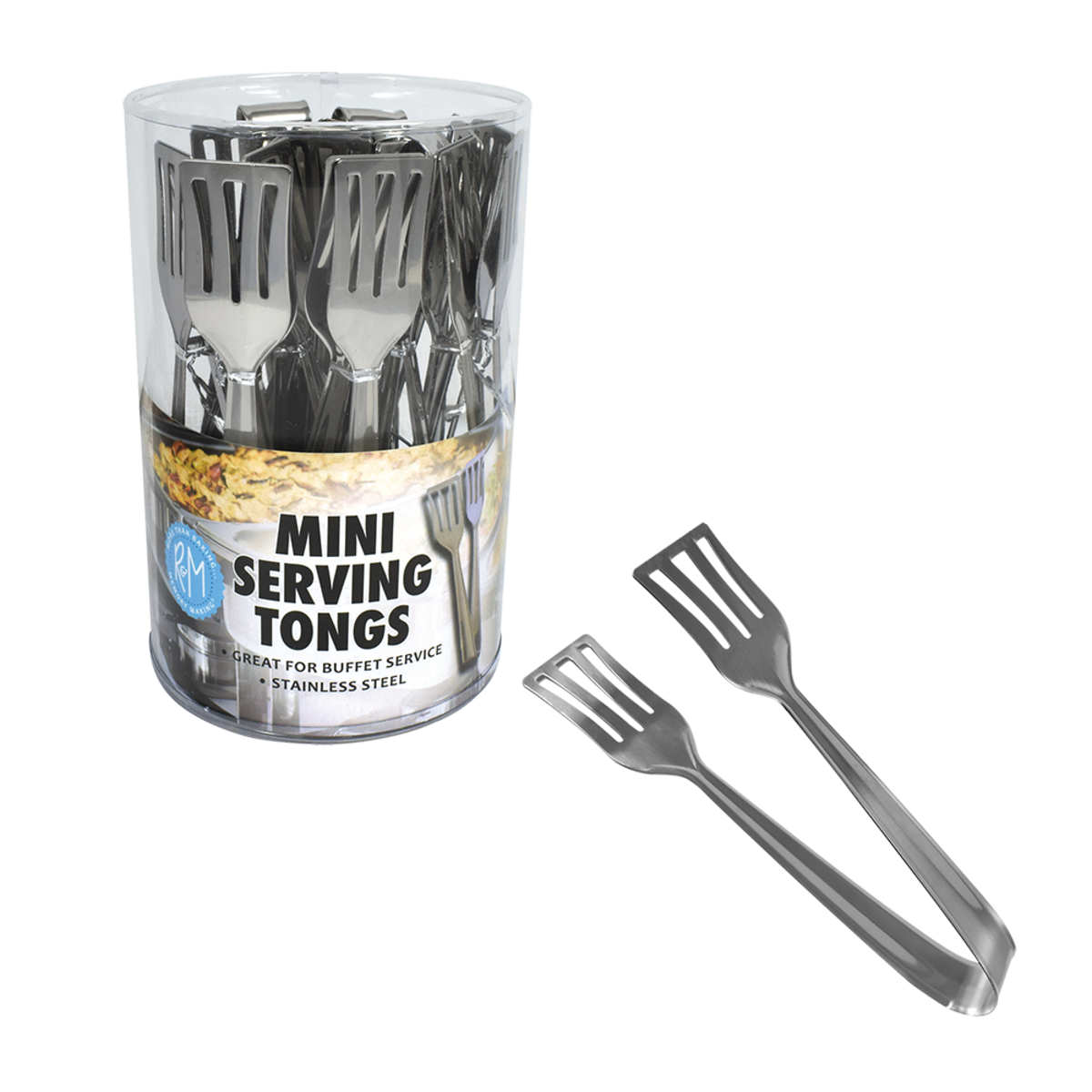 Stainless Steel Mini Serving Tongs