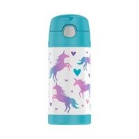 FUNtainer Vacuum Insulated Drink Bottle 355ml, Color: Unicorn