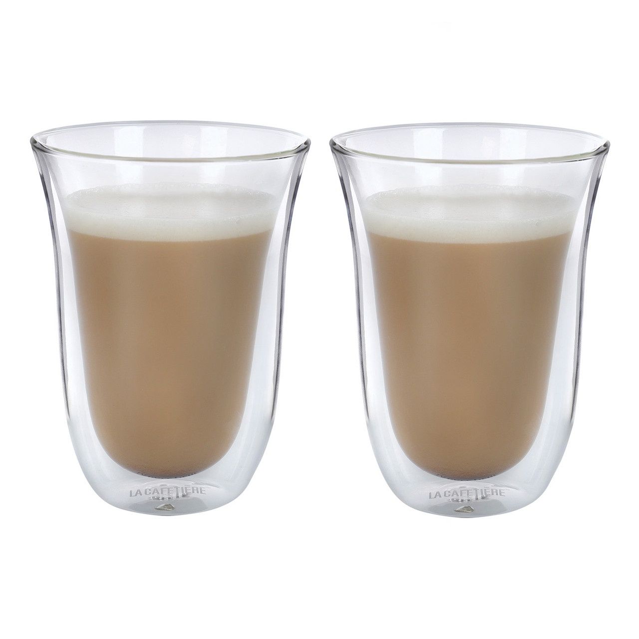 Double Walled Latte Glasses 300ml Set/2