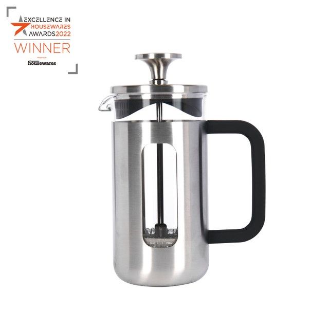 Pisa Cafetiere 3 Cup 350ml Stainless Steel