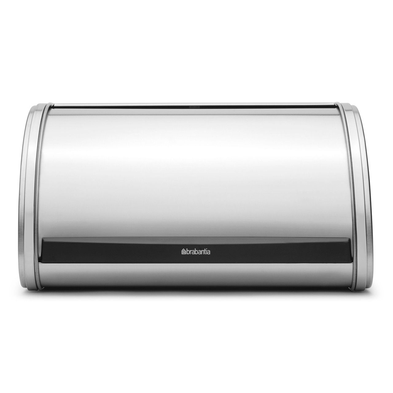 Bread Bin Medium Roll Top Matte Steel
