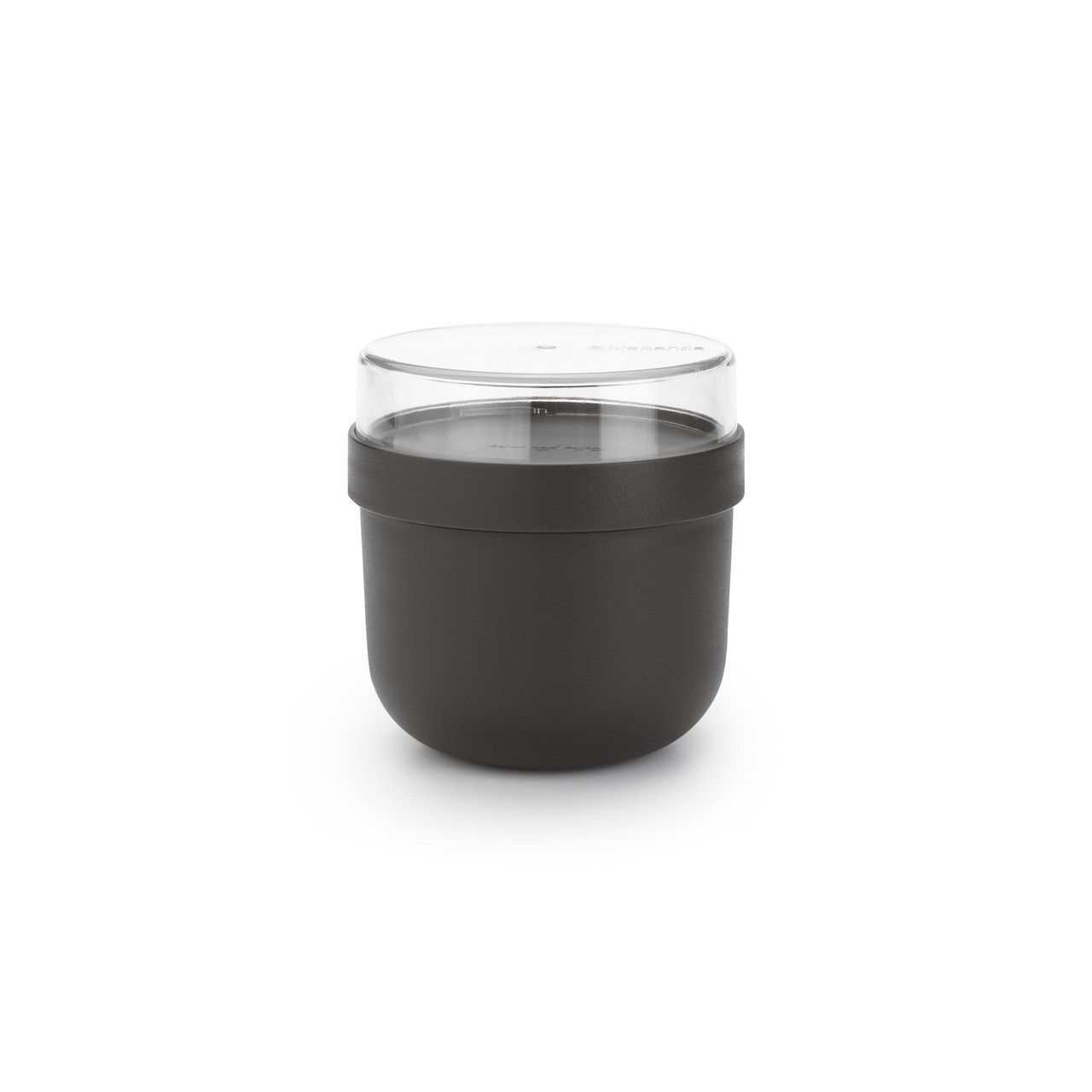 Make &amp; Take Breakfast Bowl 0.5L Dark Grey