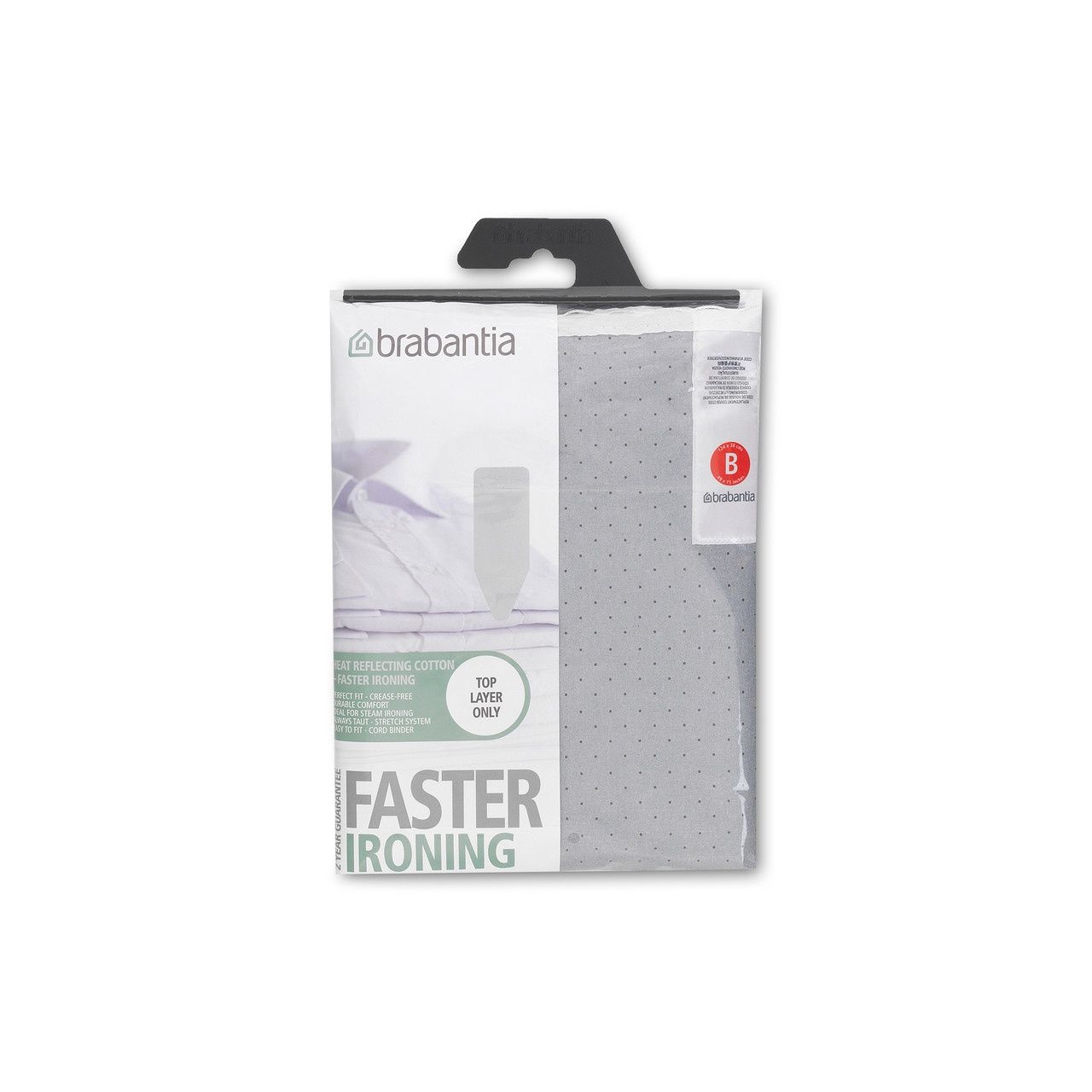 Replacement Cover 124 X 38Cm (B) Neutral Assortment, 2Mm Foam Underlay
