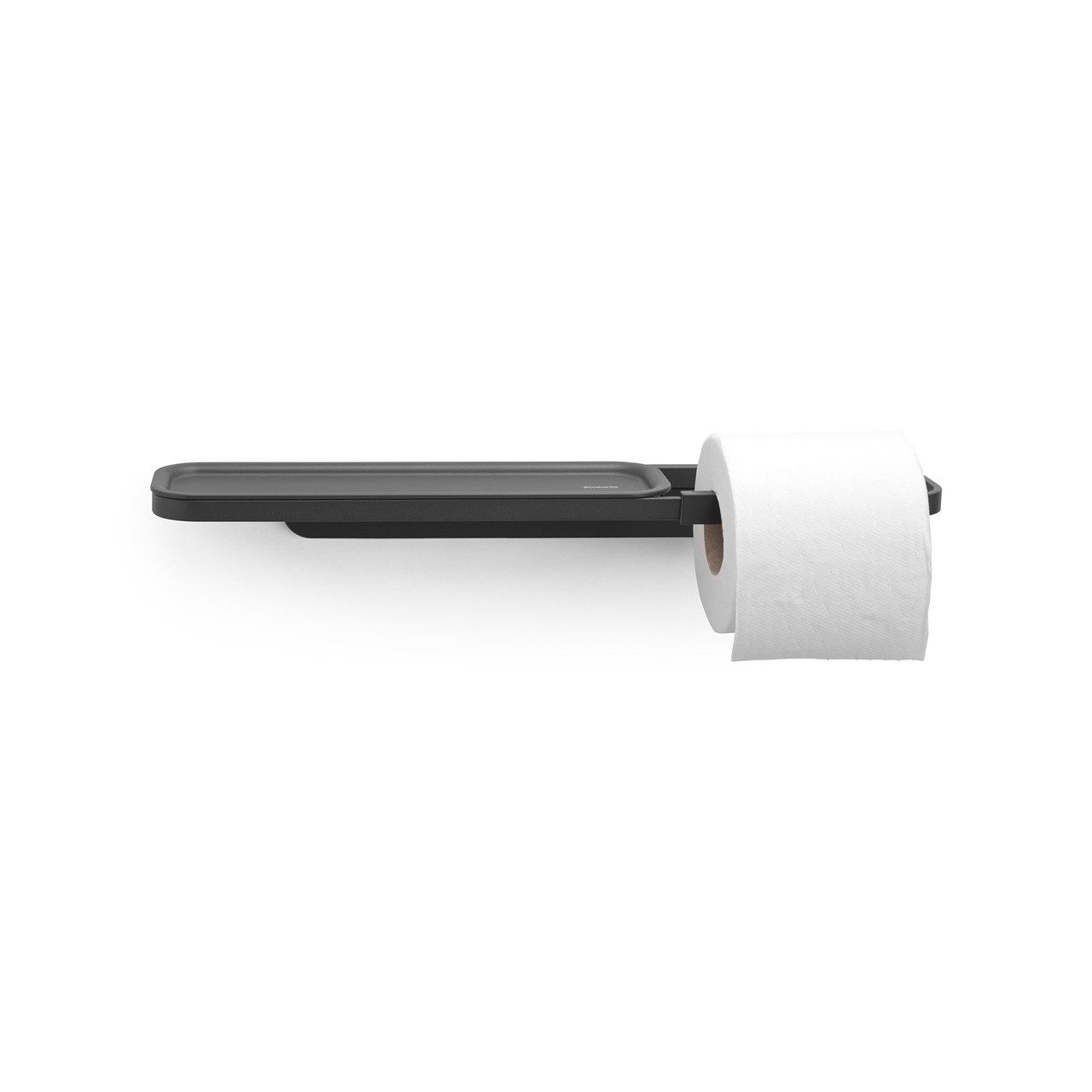 Mindset Toilet Roll Holder w/ Shelf Mineral Infinite Grey