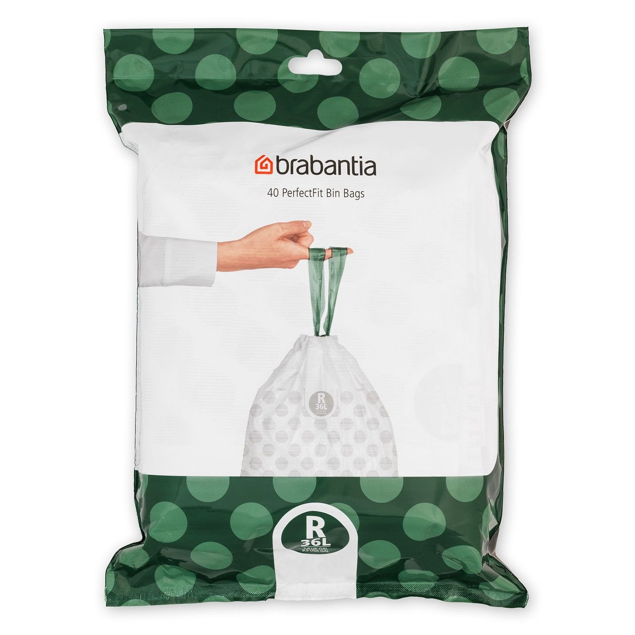 Bin Liner Dispenser Pack Code R 36L (BO) 40 Bags