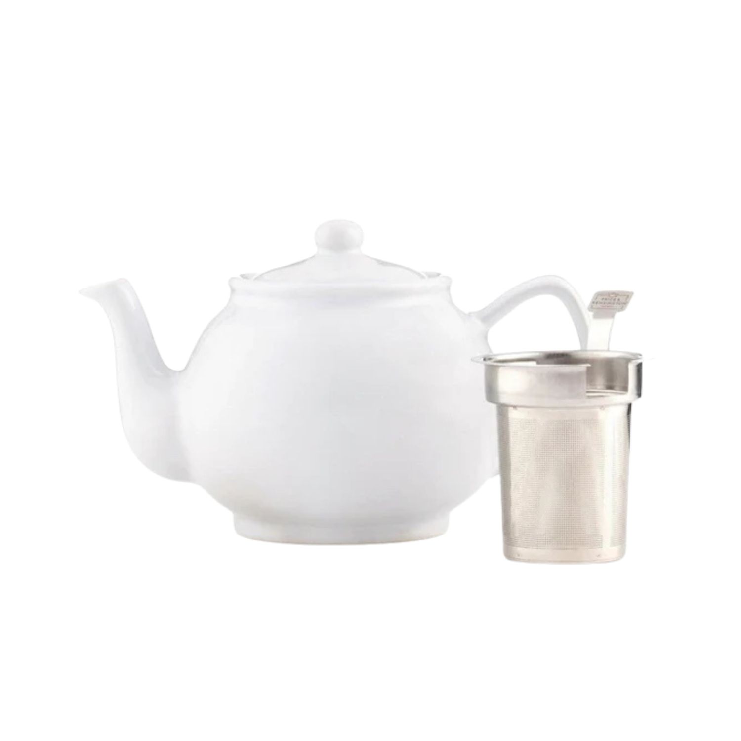 Teapot 1100ml/6 Cup - 5 Colors, Color: White Gloss