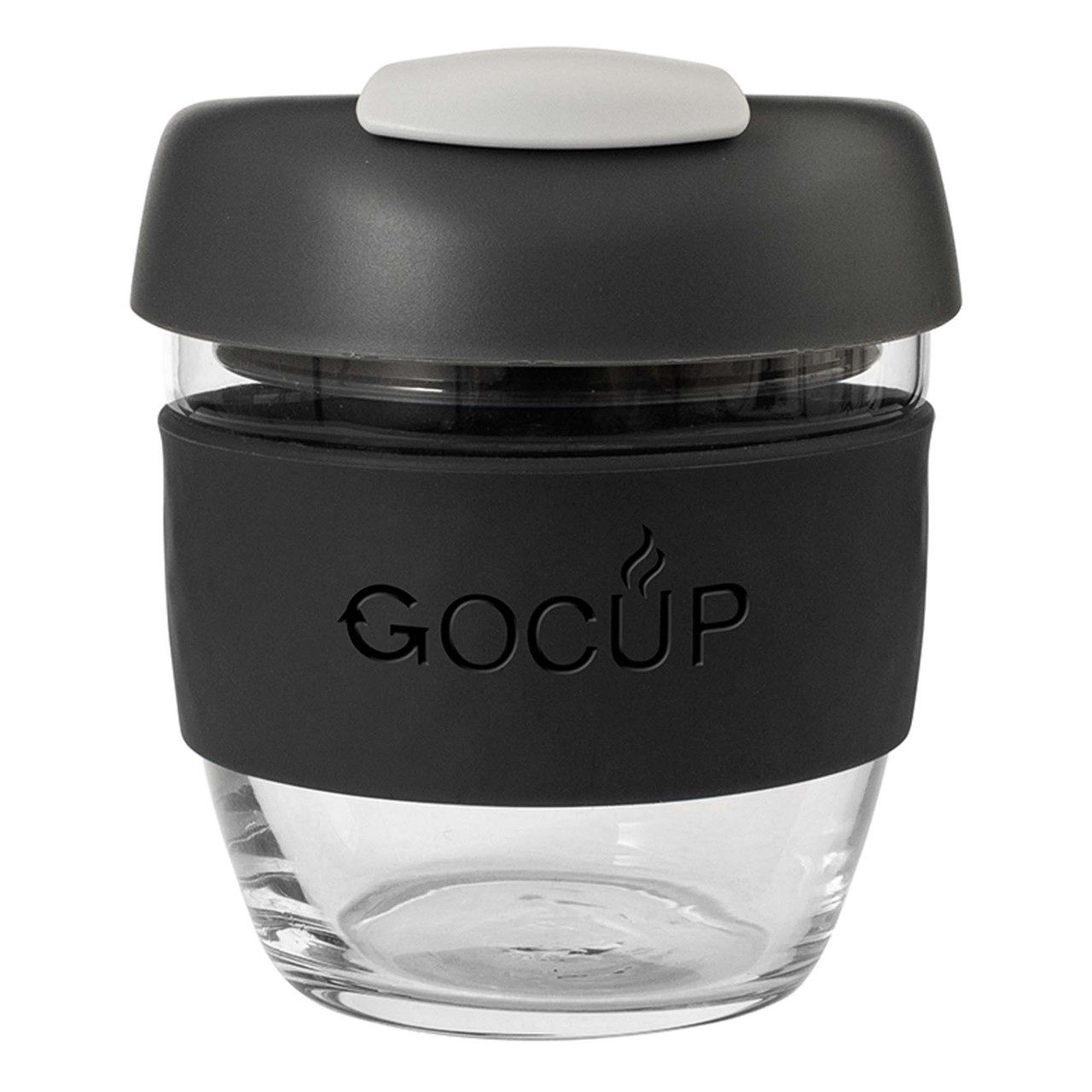 Glass Gocup 236ml Black/Char/Grey