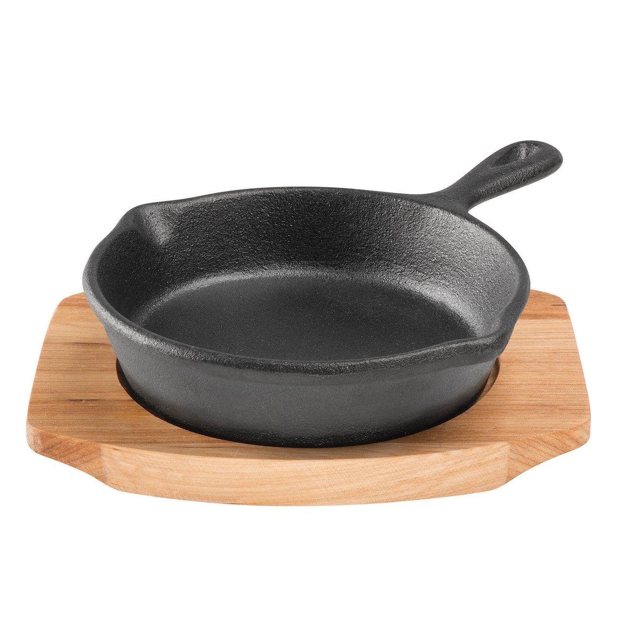 Pyrocast 10cm Skillet With Maple Tray