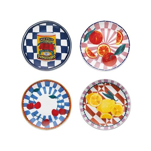 Valentina Side Plate 20cm Set of 4 Mix