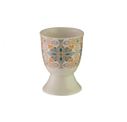 Egg Cup - Arabesque Tile Taupe
