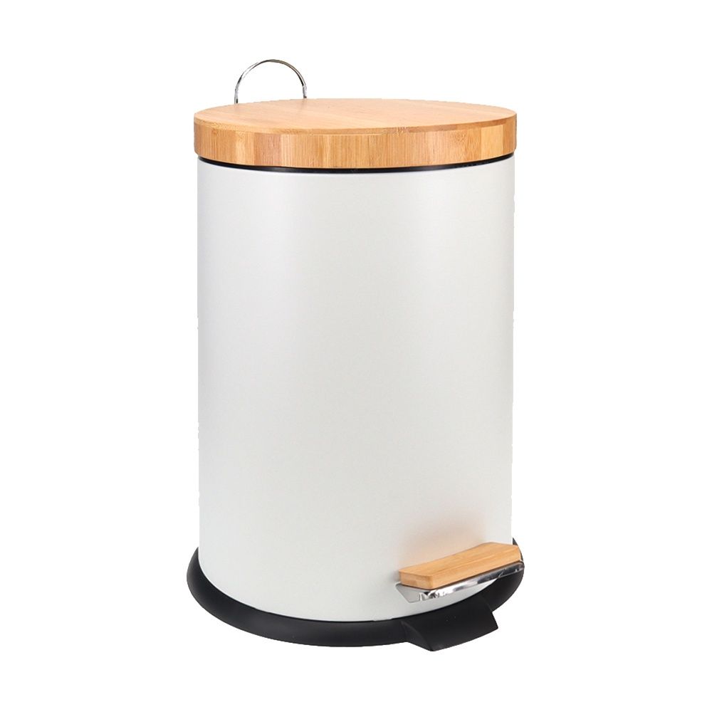 Eco Basics Rubbish Bin 12L - White