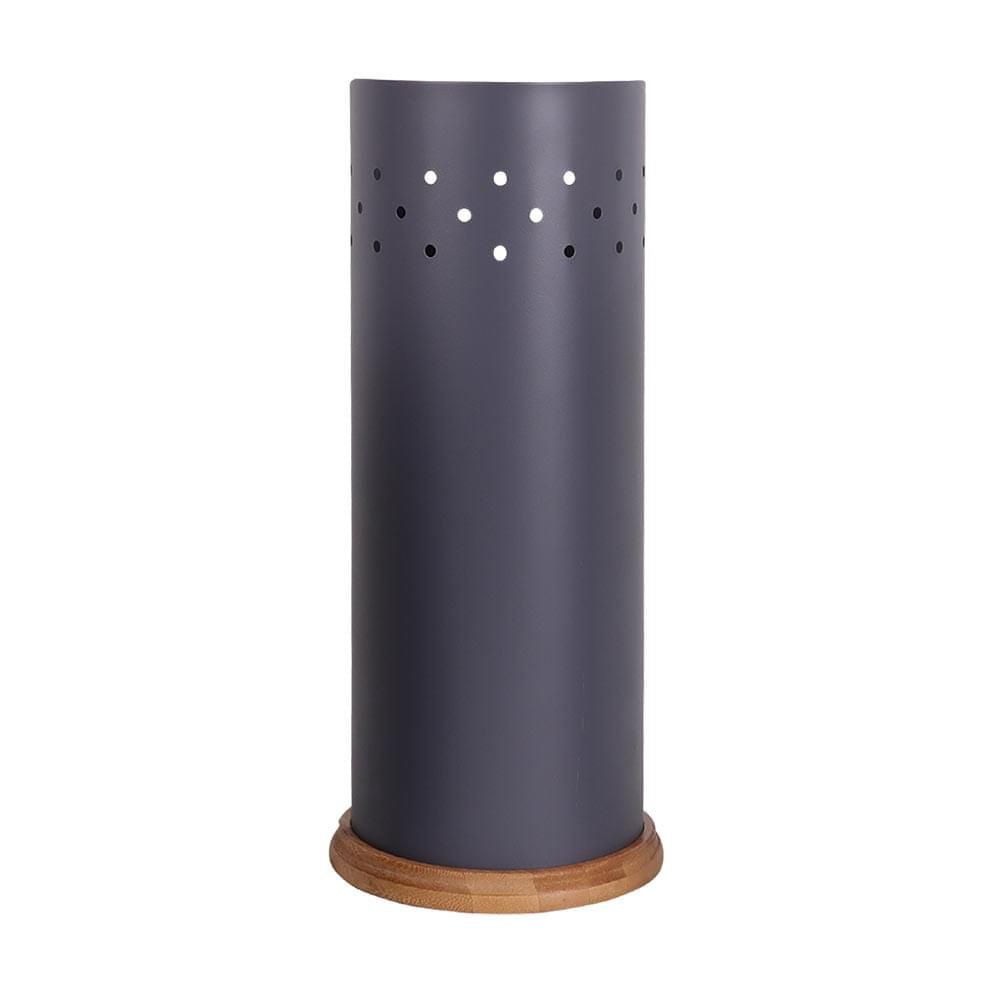 White Magic Eco Basics Toilet Roll Holder - Charcoal