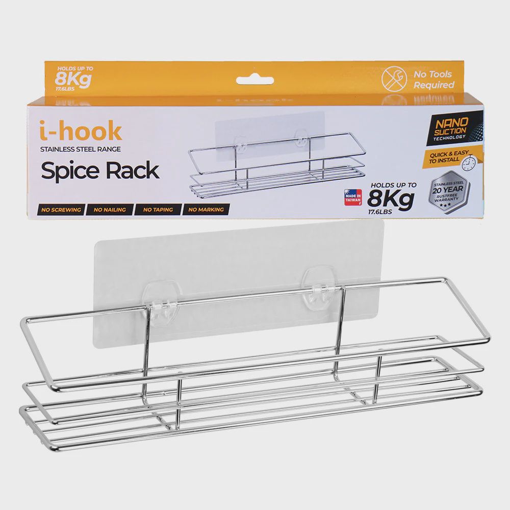 White Magic I-Hook Spice Rack