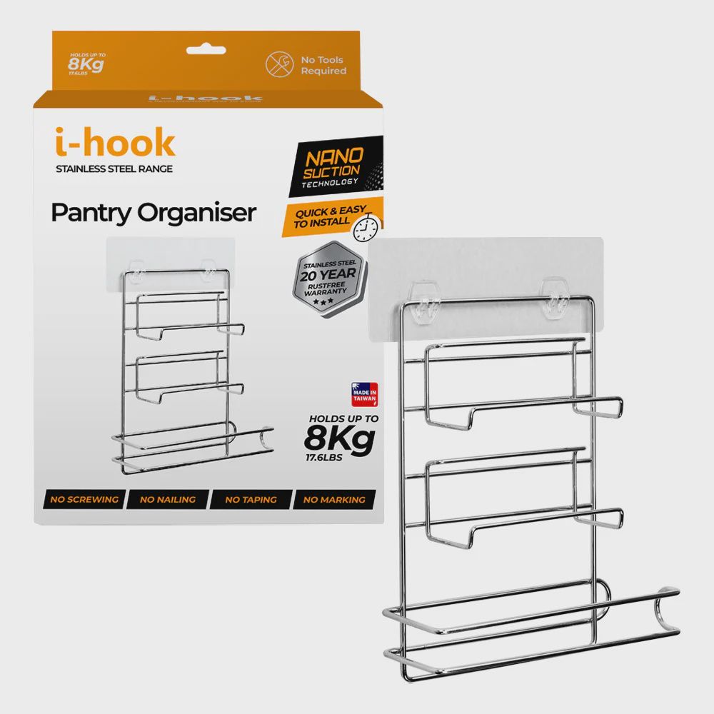 White Magic I-Hook Pantry Organiser
