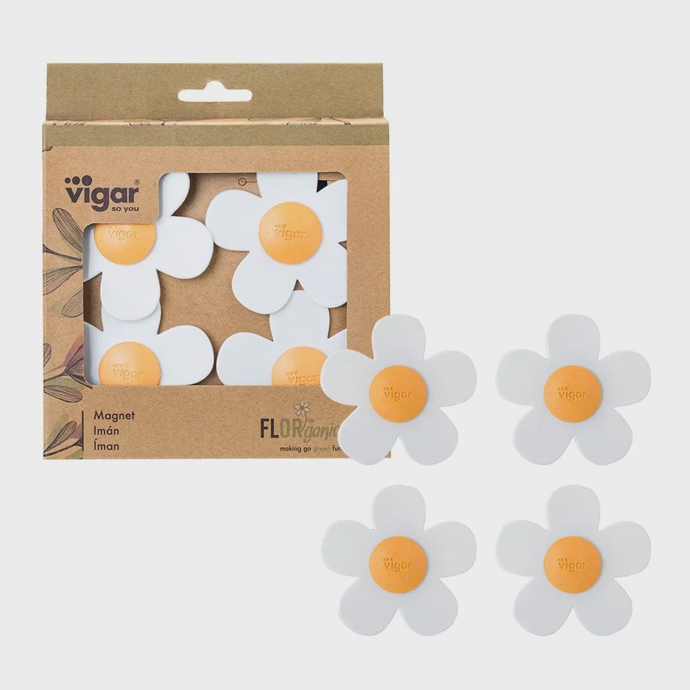 White Magic Vigar Florganic Magnet 4Piece