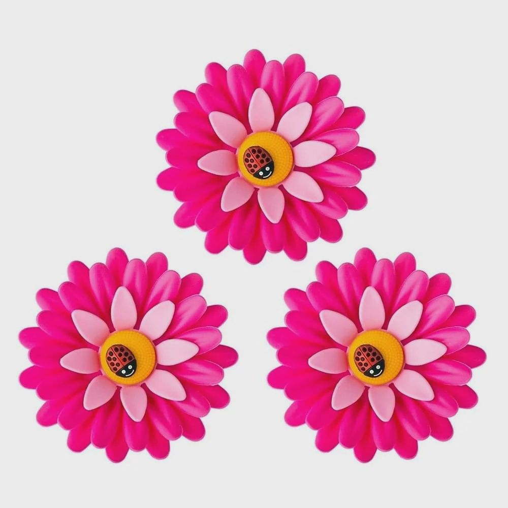 Vigar Flower Power Pink Magnet 3Pc